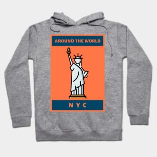 t-shirt-design-maker-with-a-statue-of-liberty-illustration Hoodie